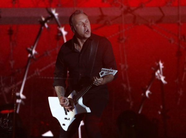 Фронтменът на Metallica Джеймс Хетфийлд. Снимка: Reuters