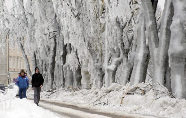 Разходка в ледена гора. Снимка: Reuters