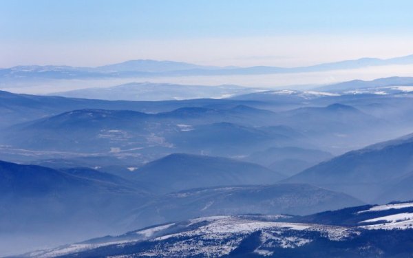 Прекрасен зимен изглед от Витоша. Снимка: БТА