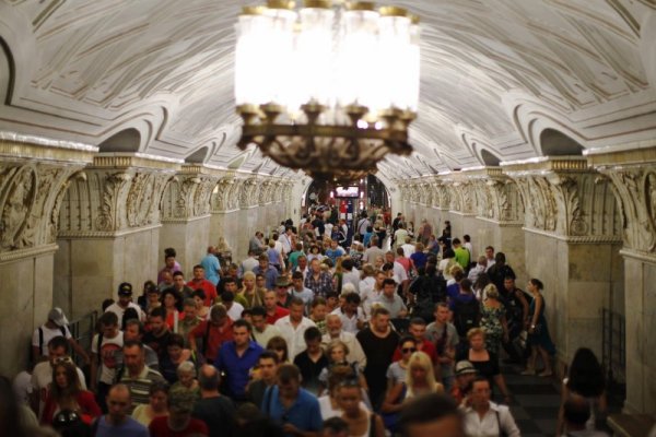 Пътниците в московското метро дневно са около 9 милиона. Това е повече от пътниците на метрото в Лондон и Ню Йорк, взети заедно. Снимка: Reuters