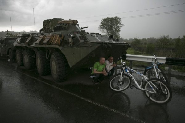 &nbsp;Славянск. Снимка: Reuters