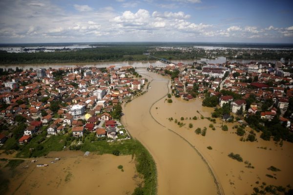 Босненският град Бръчко. Снимка: Reuters