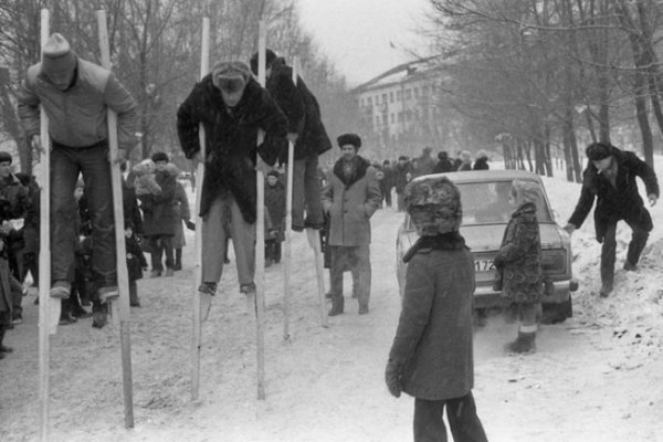 Празник на миньора в Новокузнецк, 1984 година. Снимка: Трива/AdMe.ru