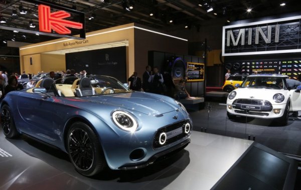 Новата визия на концепта Mini Superleggera. Снимка: Reuters