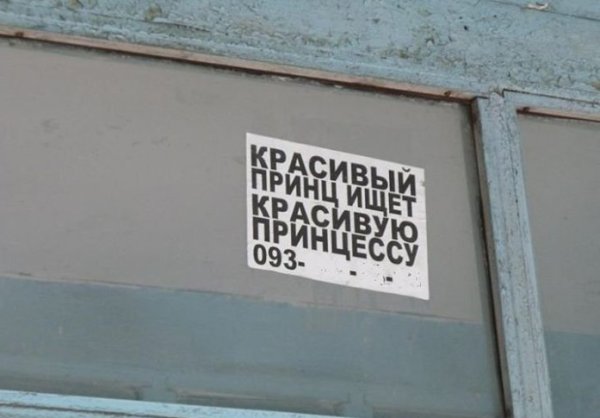 На красивия принц му трябва красива принцеса. Търси я с обява. Снимка: kaifolog