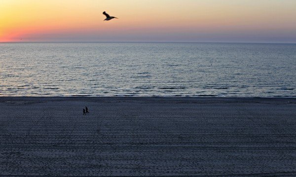 Морето сега е пусто, но е време за атакуване на туристите. Снимка: Reuters